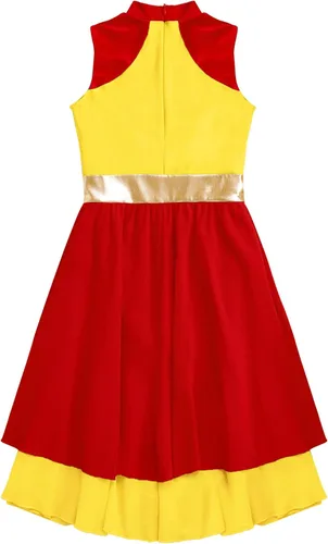 Miniatura 89 de CHICTRY Vestido de baile lírico sin mangas asimétrico para niñas, disfraz de adoración litúrgica contemporánea