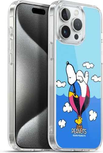 Miniatura 170 de Head Case Designs Funda de gel con licencia oficial de Peanuts Snoopy & Woodstock Halfs and Laughs [protección de grado militar] compatible