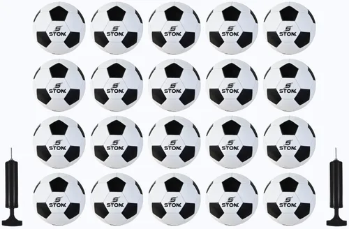 Miniatura 6 de Balón de fútbol para entrenamiento y nivel de entrada, tamaños 3/4/5 con bomba, tamaño y peso oficiales, fútbol de PVC duradero para juego