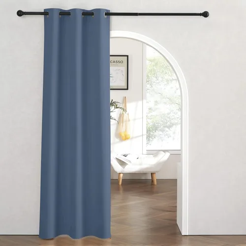 Miniatura 34 de RYB HOME - Cortinas extra largas con bloqueo de luz, persianas opacas insonorizadas para privacidad para cine en casa, oficina, fondo de patio, sala