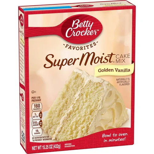 Miniatura 55 de Betty Crocker Delights Mezcla de pastel de chocolate alemán súper húmedo, 13.25 onzas (paquete de 12)