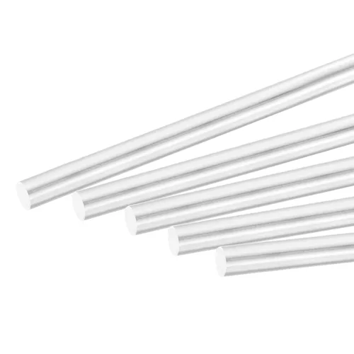 Miniatura 11 de MECCANIXITY Varilla redonda sólida de aluminio de 0.236 in de diámetro, 13.780 in de longitud, para manualidades, paquete de 2