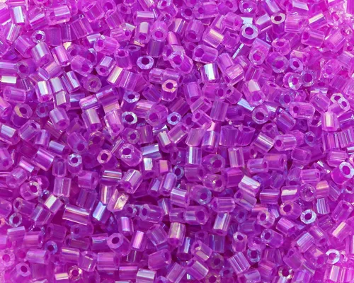 Miniatura 11 de Cuentas de tubo de cristal para corneta, 1400 unidades/1.06 oz, mini cuentas de semillas de 0.079 x 0.118 in, cuentas espaciadoras sueltas pequeñas