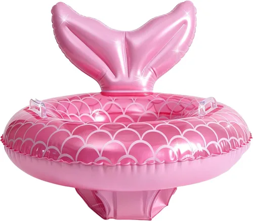 ZEYGLXC Flotadores de piscina para bebés de 6 a 48 meses, anillo inflable de natación con asiento y asa para bebés y niños pequeños, entrenamiento
