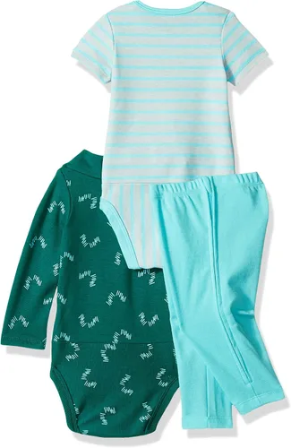 Miniatura 2 de Hanes Ultimate Baby - Conjunto de pantalones con cremallera y manga corta y larga