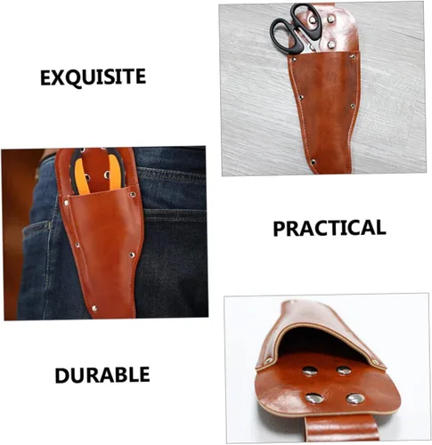 Miniatura 6 de FRCOLOR 3 unids Profesional Barber Scissor Holder Bag para Herramientas de Peluquería Salón Tijera Vaina Peines Cepillos Organizador