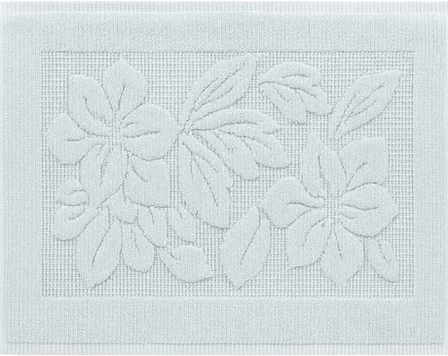 Tapete de baño – Tapete de baño – Tapetes de ducha lavables – Toallas para el suelo del fregadero, tapetes de baño 100% algodón turco (1, gris)