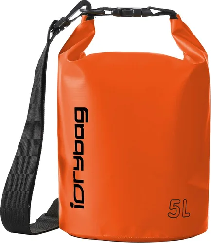 Miniatura 41 de IDRYBAG Bolsa seca para kayak impermeable 2L/5L/10L/15L/20L, pequeña bolsa impermeable para navegación