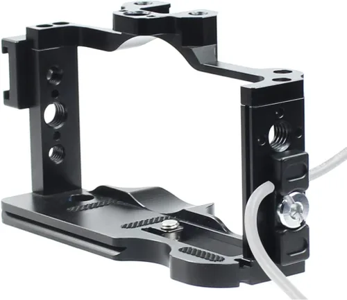 Miniatura 8 de ZV1 - Kit de jaula para cámara compatible con soporte de extensión estabilizador Sony ZV1 Video DSLR (jaula con mango + clip)
