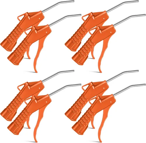 Miniatura 12 de Honoson 2 piezas de boquilla de aire soplador pistola agarre de pistola herramienta de soplado de aire accesorios de compresor para mecánicos Negro