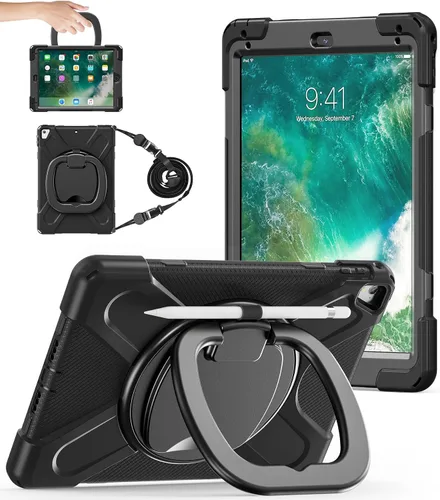 Miniatura 8 de BATYUE Funda para iPad de 6ª generación de 9.7 pulgadas 2018, iPad 5ª generación 2017, iPad Air 2/iPad Pro de 9.7 pulgadas, funda protectora a