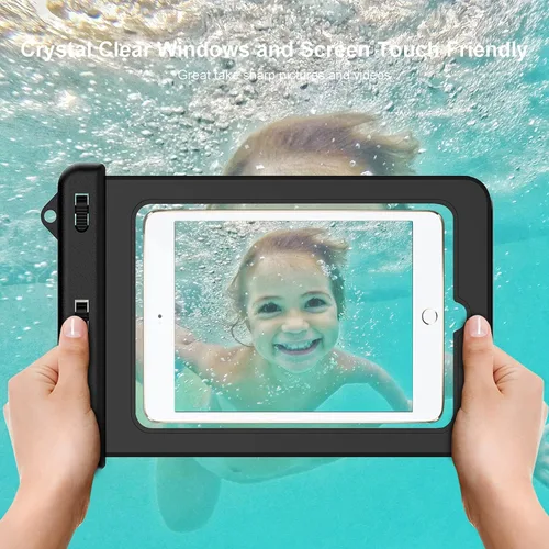 Miniatura 5 de Funda impermeable para tablet de 8 pulgadas, bolsa seca con cordón para iPad mini 2019/4/3/2, Galaxy Tab A / S2 / Tab E 8.0", ASUS ZenPad, Fire HD