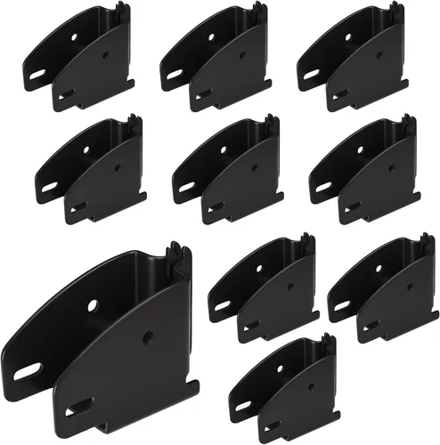 Miniatura 8 de Eapele 4 accesorios de enchufe de extremo de viga de madera E-Track, acero recubierto de zinc, compatible con 2x4 2x6, añade barras de bloqueo