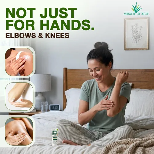 Miniatura 6 de Miracle - Crema reparadora de pies, 8 onzas + 1 onza Miracle Hand Repair, lociones curativas de aloe vera para manos y pies secos y agrietados