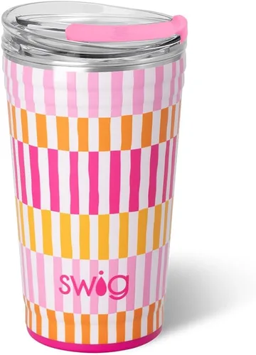Miniatura 21 de Swig Life - Vaso aislante de 22 onzas, vaso de viaje para café con tapa, taza de café para viaje compatible con portavasos, de acero inoxidable