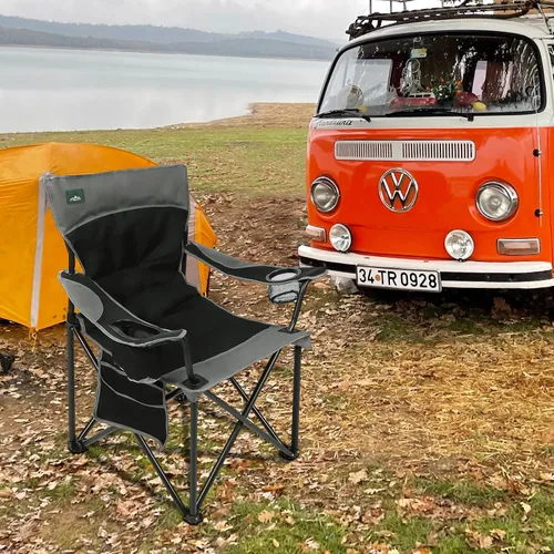 Miniatura 2 de Northroad Silla plegable de campamento resistente para exteriores, silla plegable de hasta 300 libras para senderismo, picnic, patio, playa, pesca