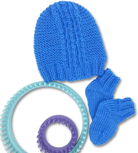 Miniatura 3 de Authentic Knitting Board Telares de punto KB para bebés, calibre 3/8