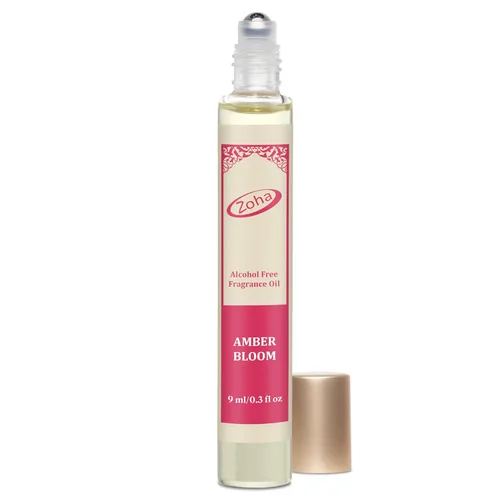 Miniatura 6 de Zoha Amber Bloom Perfume ámbar para mujeres y hombres Perfume limpio sin alcohol Aceite de fragancia de larga duración de tamaño de viaje