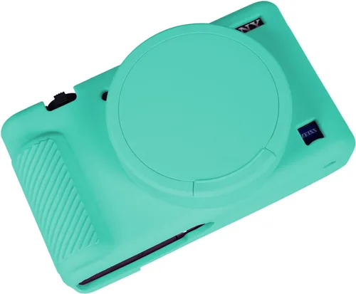 Miniatura 16 de Funda para cámara Sony ZV-1, ZV1, funda de silicona para cámara con tapa extraíble para lente digital Sony ZV 1, color negro