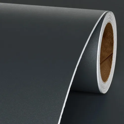 Miniatura 6 de Livelynine Papel tapiz gris oscuro para despegar y pegar para baño, apto para inquilinos, envoltura de vinilo para cubiertas de encimera de cocina