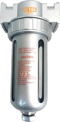 3/8" NPT de flujo medio aire comprimido en línea filtro desecante secador humedad agua separador