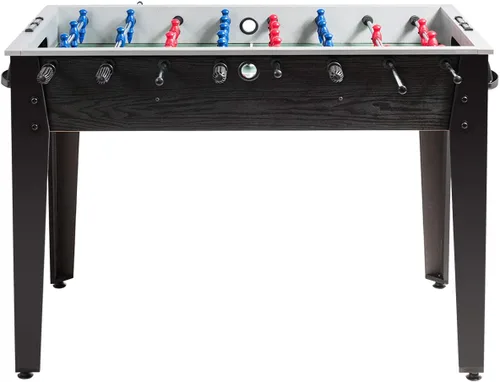 Miniatura 8 de Giantex - Mesa de futbolín de 48 pulgadas, mesa de juego de fútbol de madera con balones, adecuada para 4 jugadores, mesa de fútbol