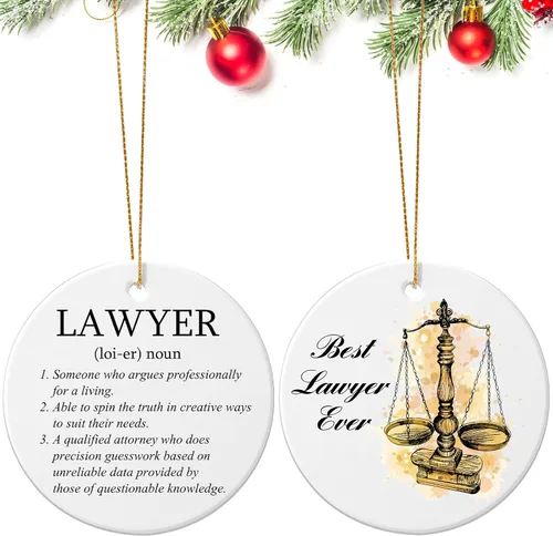 Miniatura 14 de Patelai Adorno de Peluquero de Navidad de Cerámica Colgante Regalo para Estilista de Cabello Adorno de Placa de Peluquero Recuerdo Navideño