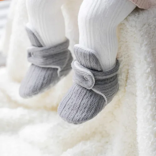 Miniatura 180 de Sawimlgy - Botines de algodón antideslizantes para recién nacido, con agarre, para cuna o para el invierno