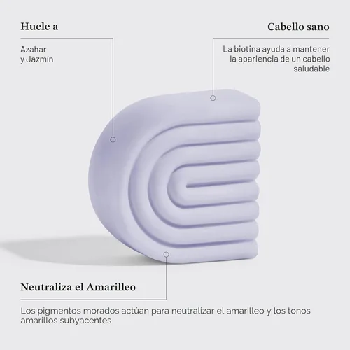 Miniatura 8 de Kitsch Acondicionador tonificante morado para rubios y cabello teñido - Barra de acondicionador para mujeres y hombres - Con biotina para fortalecer