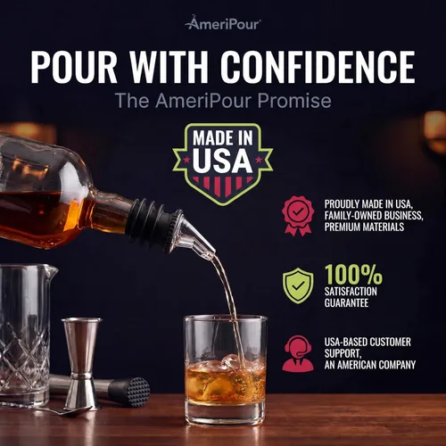 Miniatura 9 de Speed Pourer - Patron Pour Spout - Fabricado 100% en los Estados Unidos. Boquillas de barra de flujo libre que no gotean - Sin grietas, solo un