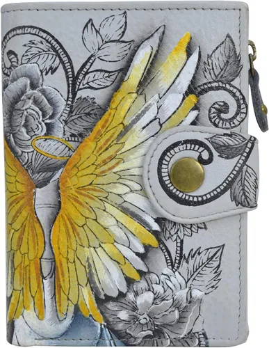 Miniatura 56 de Anna by Anuschka Cartera de mujer pintada a mano de cuero genuino para mujer