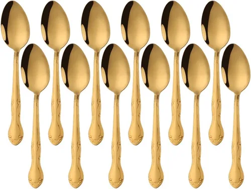 Miniatura 81 de Juego de 12 cucharas de café, mini cucharas de café, cucharas de espresso de acero inoxidable, cucharas pequeñas para postre, té, aperitivo, 4.6