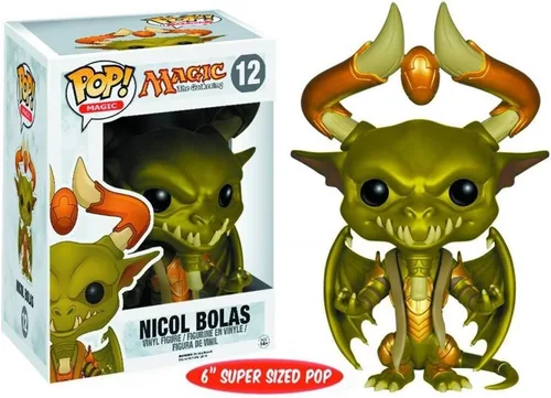 Miniatura 2 de Funko POP Games: Magic The Gathering - Figura de vinilo de Nicol Bolas Series 2, 6 pulgadas