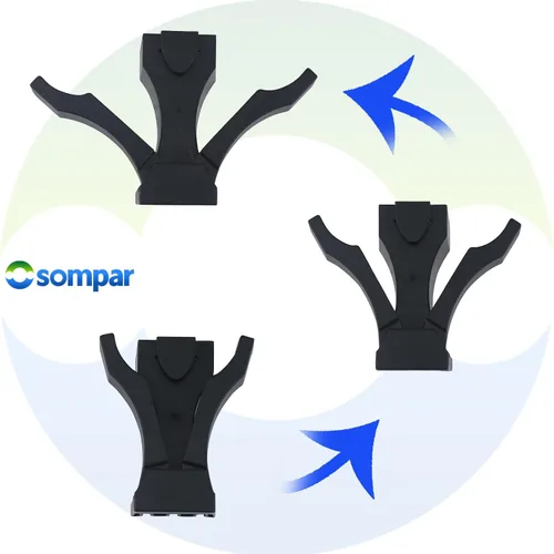 Miniatura 5 de Osompar Divisor de inserción para portavasos de consola compatible con Toyota Land Cruiser 2008-2018, reemplaza 55633-60040 5563360040
