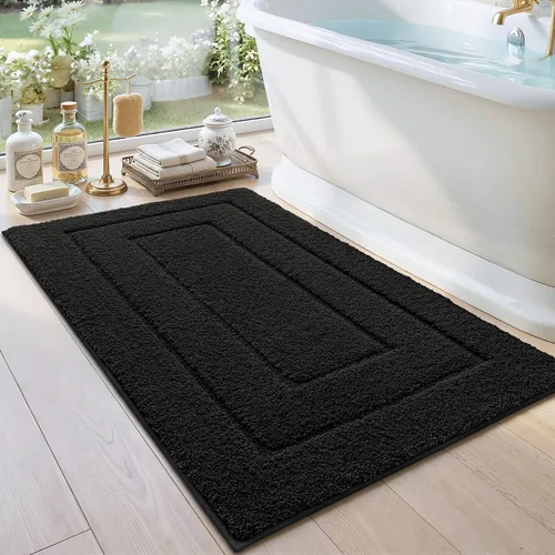 Miniatura 31 de DEXI - Alfombra de baño antideslizante, absorbente, de alta calidad, lavable a máquina, cómoda alfombra para cuarto de baño