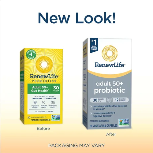 Miniatura 2 de Renew Life –Última flora para adultos 50 + Suplemento Probiótico de 30 mil millones, 90 unidades (Ex fórmula senior), 631257595607, 30, 1, 1