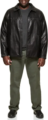 Miniatura 3 de Dockers Chaqueta de cuero sintético James Big & Tall para hombre