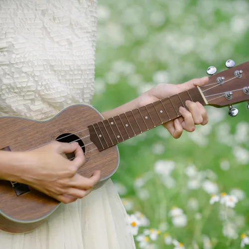 Miniatura 3 de Dnyta Diapasón de ukelele de 8.5 pulgadas de largo, color marrón palisandro con 15 trastes, piezas de repuesto para concierto, ideal para ukelele