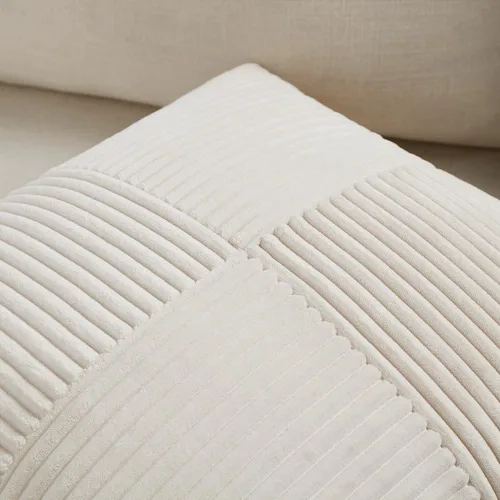 Miniatura 3 de Fancy Homi - Paquete de 2 fundas de almohada decorativas crema de 22 x 22 pulgadas para sala de estar, sofá, cama, estilo rústico, bohemio