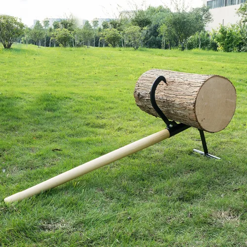 Miniatura 5 de Timberjack - Elevador de troncos – Herramienta divisora de troncos de madera y metal de 48.5 pulgadas con apertura de troncos de 14.5 pulgadas
