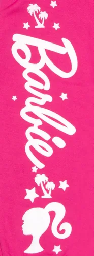 Miniatura 6 de Barbie Conjunto de sudadera con capucha y pantalones deportivos para niñas con estampado completo con logotipo
