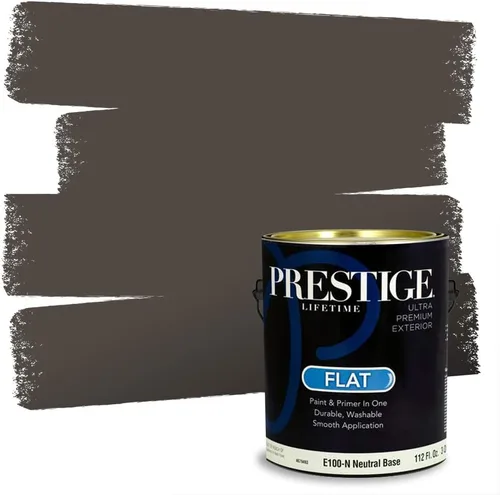 Miniatura 208 de Prestige Paints - 2 en 1, pintura base y pintura de exterior, P500-N-SW7020 SW6991-PCM