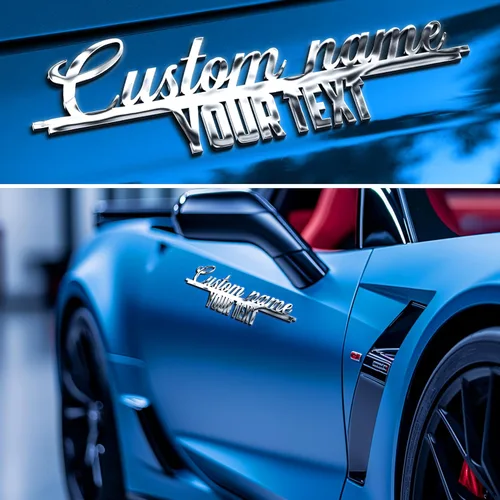 Miniatura 12 de Emblema de coche personalizado para amantes de los coches, regalos personalizados para vehículos, señal de carrera, letras para camiones, emblemas