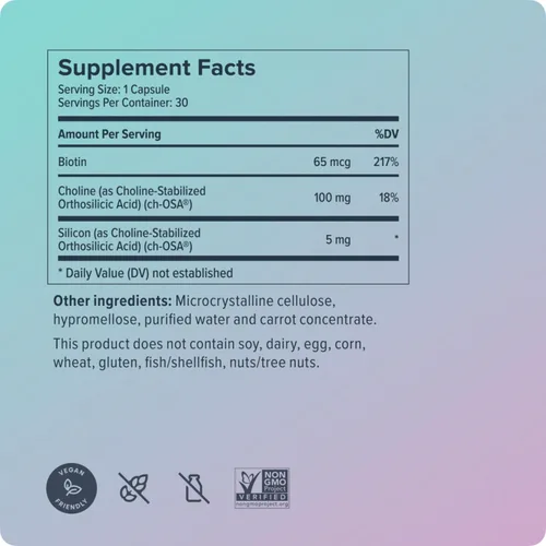 Miniatura 10 de Biosil Advanced Hair + Nail Care - Vitaminas para el crecimiento del cabello y cuidado de las uñas para mujeres - Fortalece y engruesa las hebras