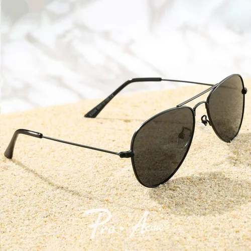 Miniatura 4 de Pro Acme Gafas de sol polarizadas pequeñas de aviador para niños y niñas marco de metal ligero de 2 a 10 años