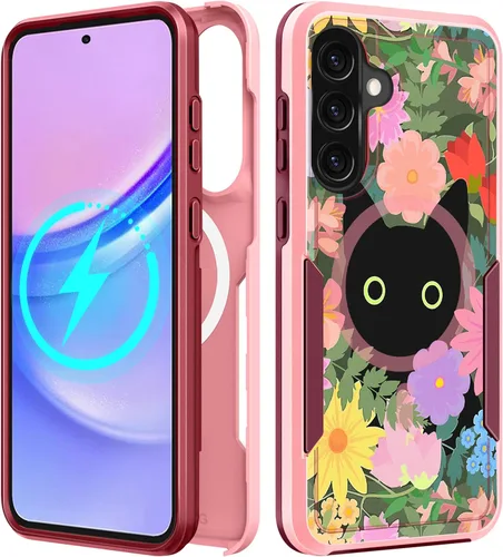 Miniatura 90 de Funda para Moto G 5G 2024 – Compatible con MagSafe para mujeres y niñas, bonita funda protectora magnética para teléfono, diseño femenino Kawaii
