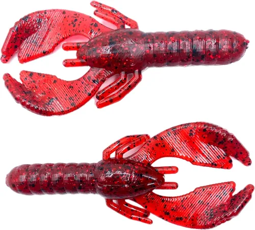 Miniatura 28 de Phat Pak Baits - Beasty Bug Jr Ned Rig Craw Finesse Bass Señuelo de pesca de plástico suave 20ct 2.8" Paquete de variedades
