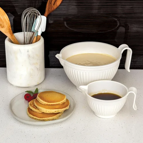 Miniatura 4 de Nordic Ware Tazón para Mezcla de Masa, Blanco, 10 Tazas