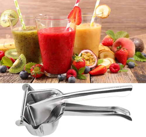 Miniatura 4 de Exprimidor de limón de acero inoxidable, exprimidor de mano desmontable, exprimidor de naranja, manual de prensa de jugo para naranja limón lima