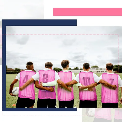 Miniatura 5 de Boyiee Chalecos de Scrimmage, Camisetas de Malla de Nylon para Práctica de Equipo Juvenil para Deportes Baloncesto Fútbol Fútbol Americano